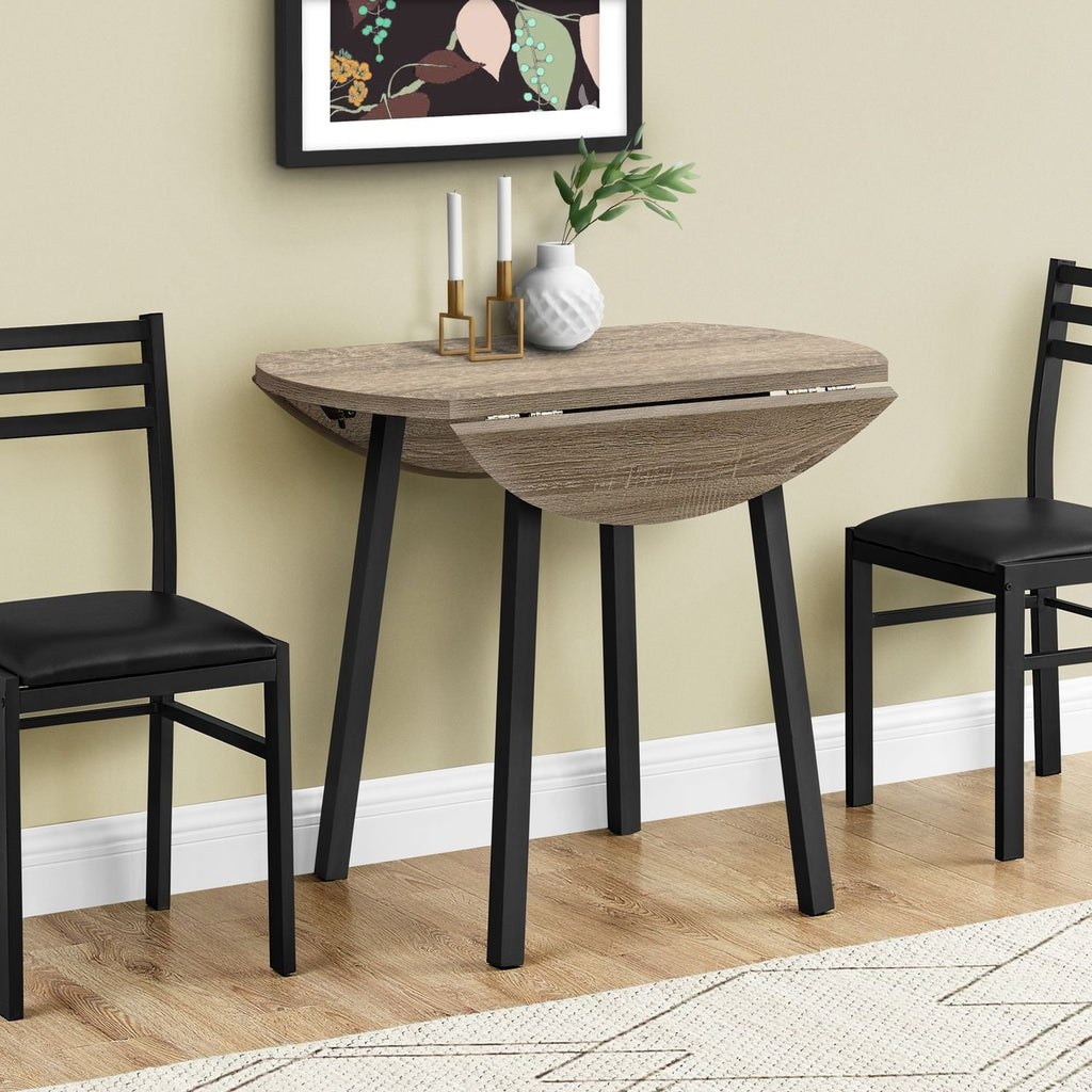 3 Pieces Dining Table Set, Small, Drop Leaf, Contemporary & Modern by Unique Piece Furniture