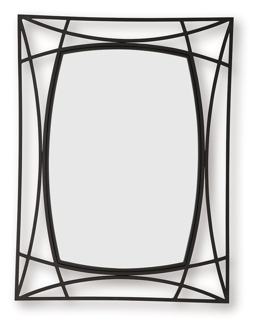 Freenville - Accent Mirror - Black by Unique Piece Furniture