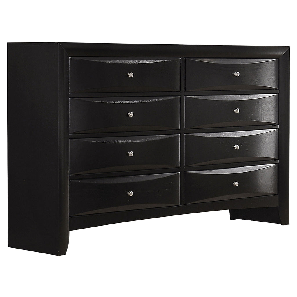 Briana 4-piece Eastern King Bedroom Set Black by Unique Piece Furniture