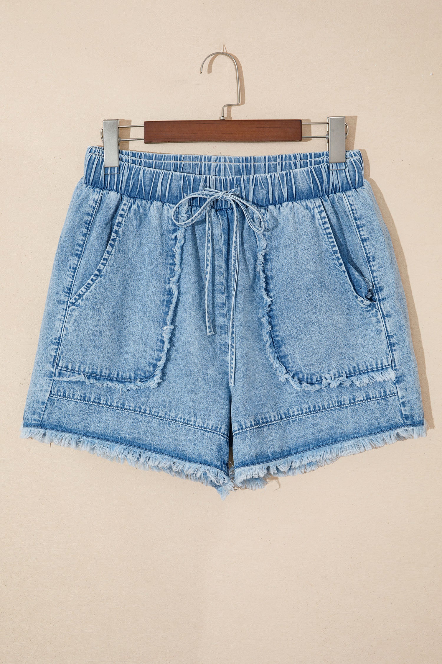 Myosotis Frayed Edge Casual Denim Shorts by Dear-Lover Dropshipping