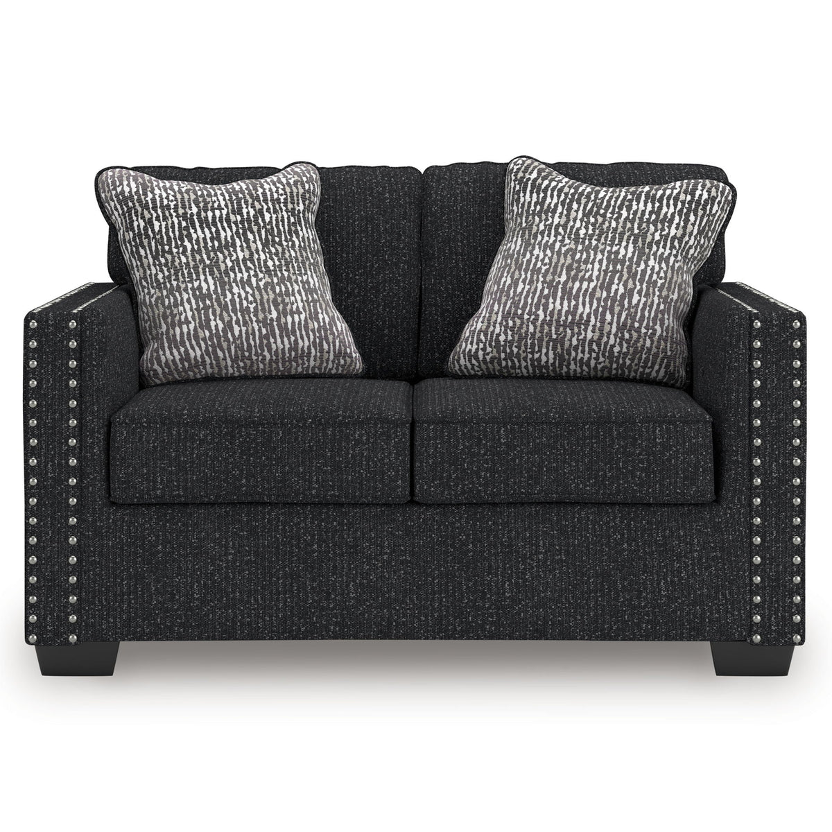 Jasmine Peaks - Loveseat - Coal by Unique Piece Furniture