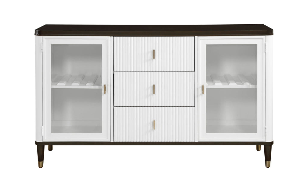 Carene - Server - Brown / White by Unique Piece Furniture