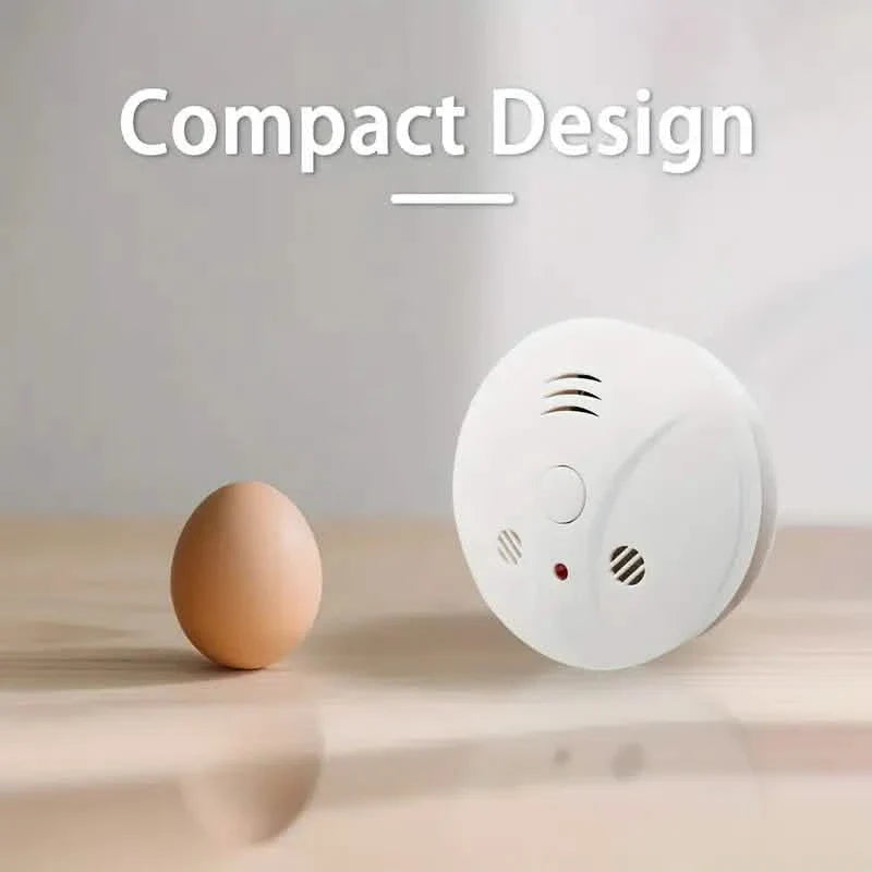 Smoke and Fire Detector Alarm – Portable Photoelectric Fire Alarm with Silence Button by DailySale