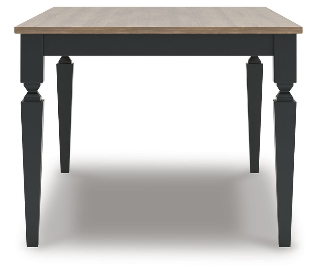 Brenkerton - Rectangular Dining Room Table - Grayish Brown / Black by Unique Piece Furniture