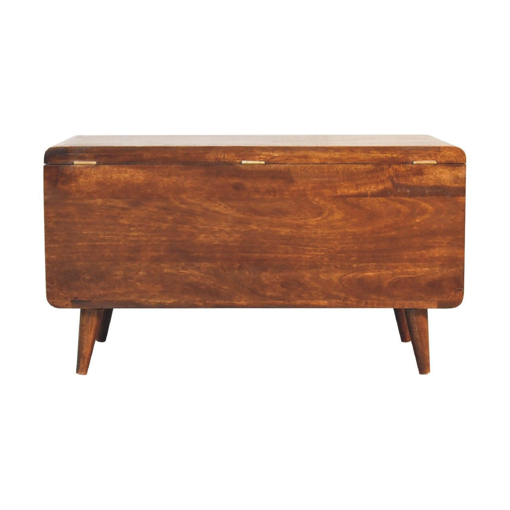 Curved Blanket Box - Chestnut by Unique Piece Furniture