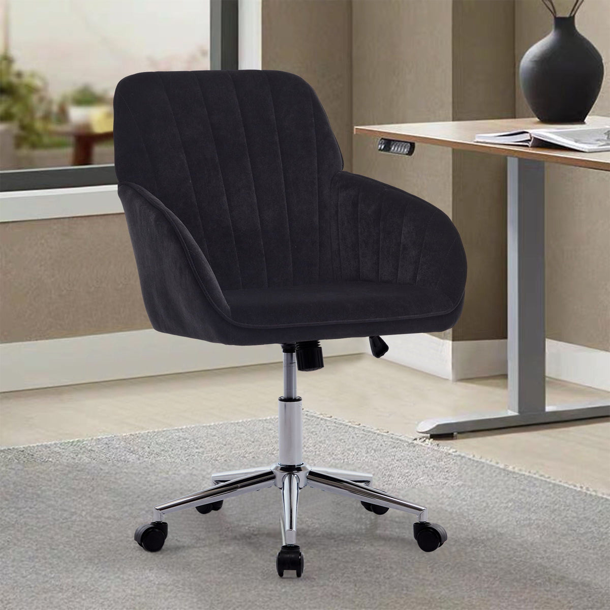 Adjustable Ergonomic Office Chair, Swivel Backrest Seat by Unique Piece Furniture