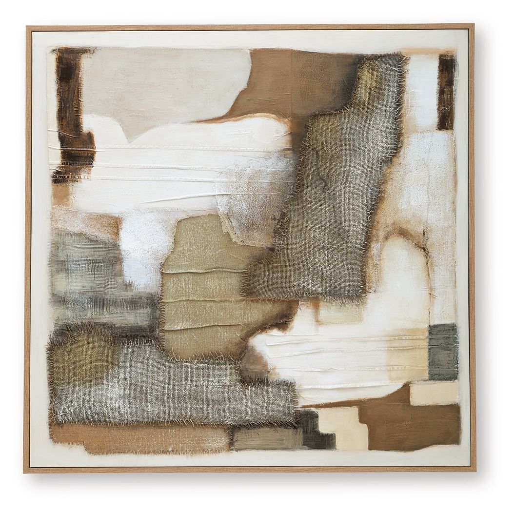 Wylander - Wall Art - Tan / Brown / Gray by Unique Piece Furniture