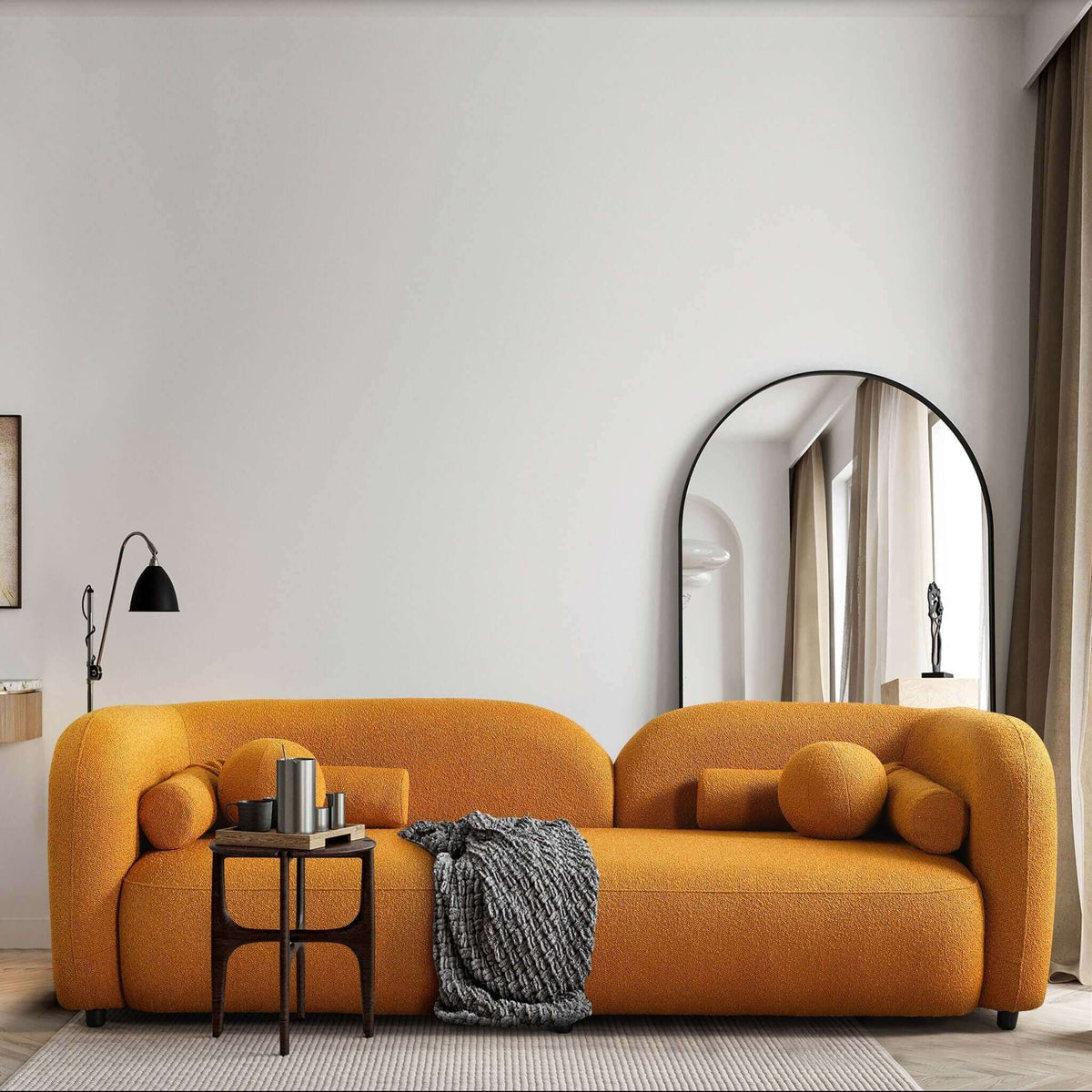 Donna - Japandi Design Boucle Sofa by Unique Piece Furniture