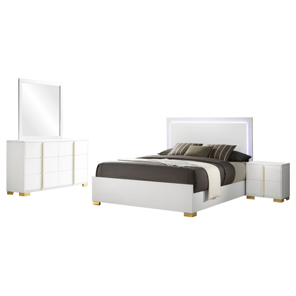 Marceline 4-piece Queen Bedroom Set White by Unique Piece Furniture
