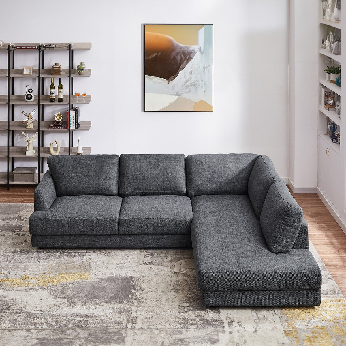 Glander - Comfortable Cozy Sectional Sofa by Unique Piece Furniture