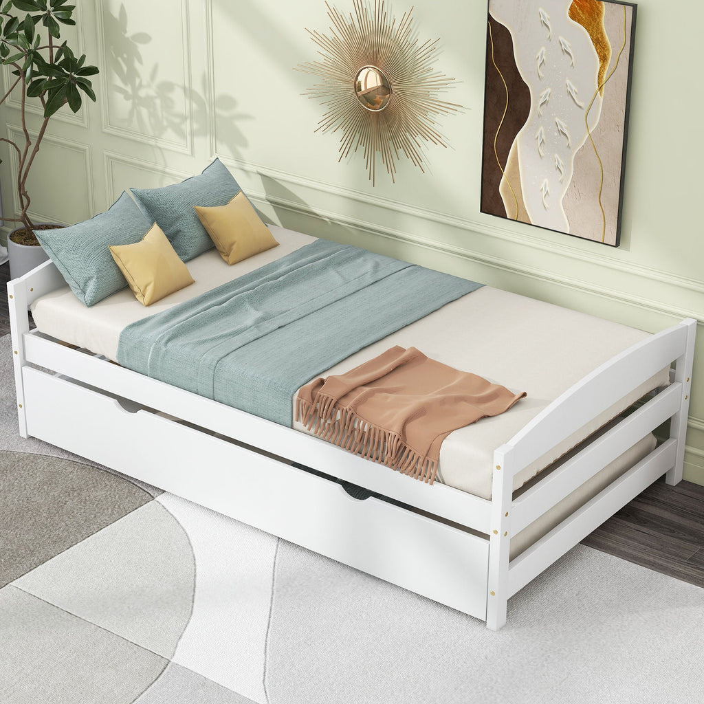 Platform Bed With Trundle by Unique Piece Furniture