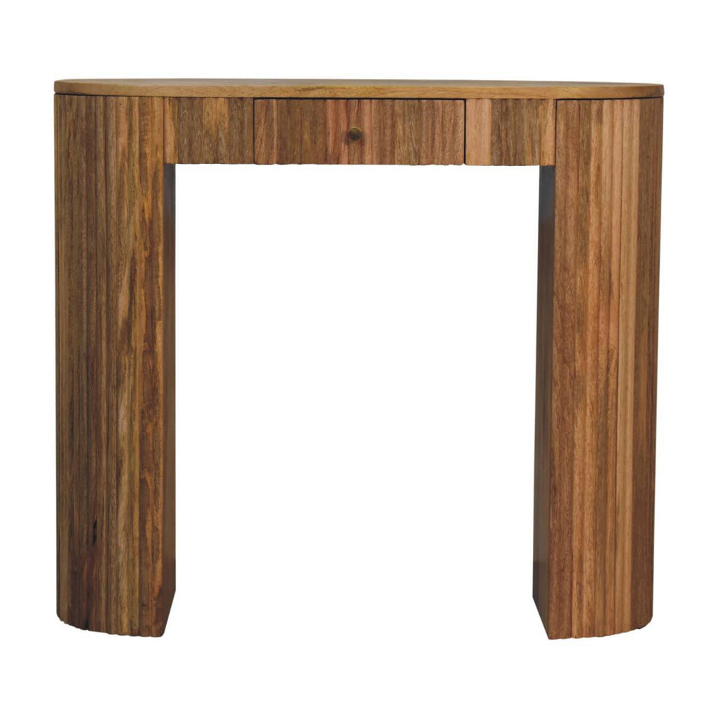 Soba - Straight Console Table - Oak by Unique Piece Furniture