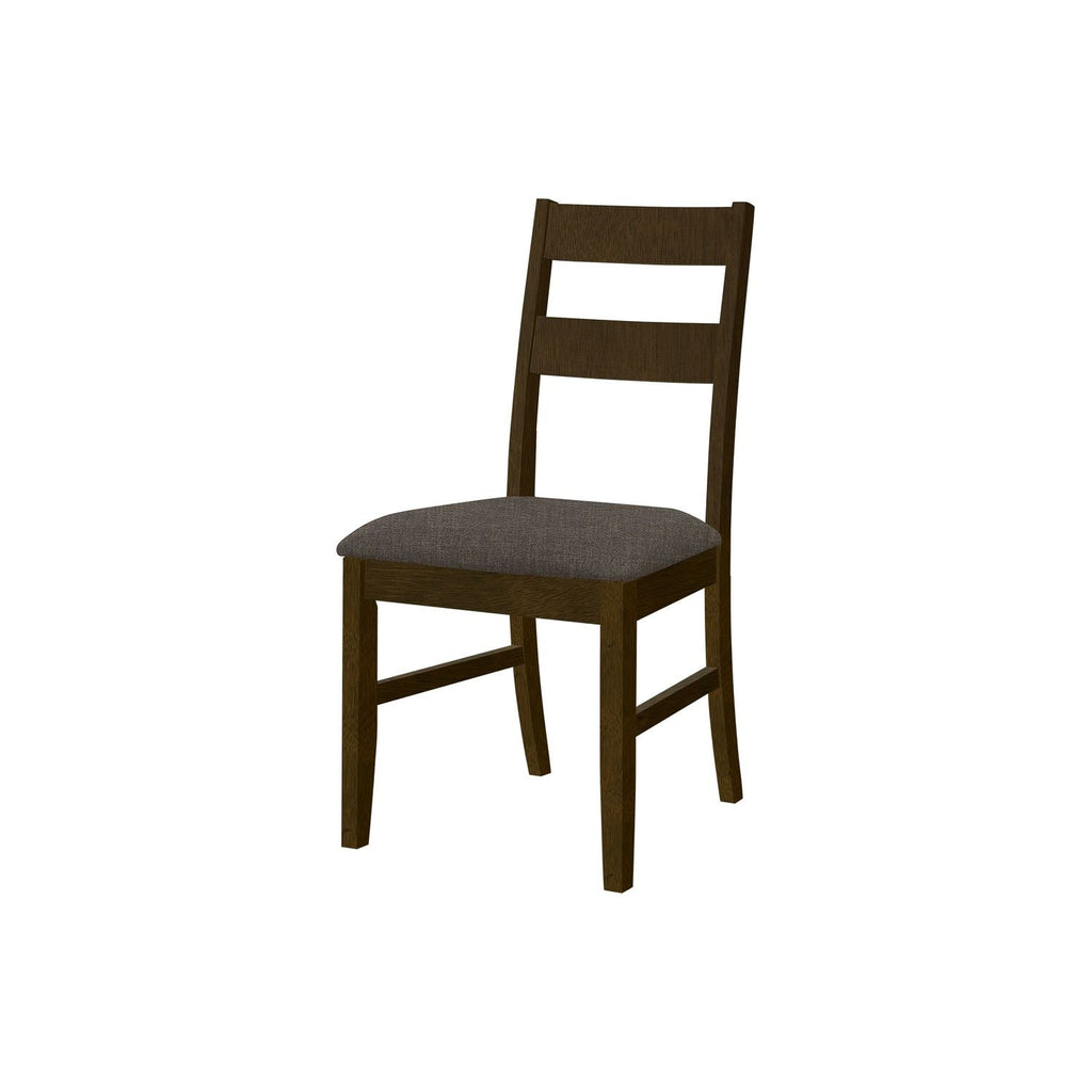Dining Chair, Upholstered, Side, Dining Room, Transitional (Set of 2) - Brown by Unique Piece Furniture