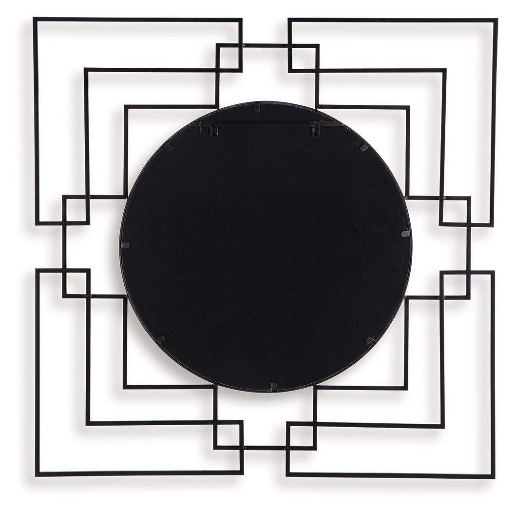 Oceanal - Accent Mirror - Black / Gold Finish by Unique Piece Furniture