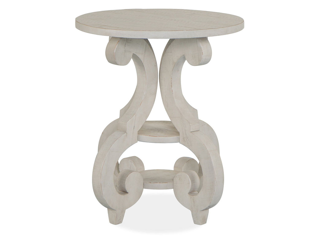 Bronwyn - Round Accent Table - Alabaster by Unique Piece Furniture