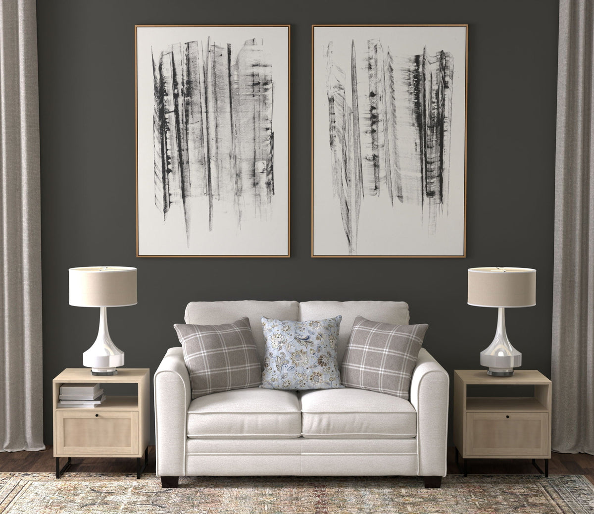 Magnolia - Loveseat - Shell by Unique Piece Furniture