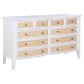 Bexhill 10-drawer Dresser Cabinet White by Unique Piece Furniture