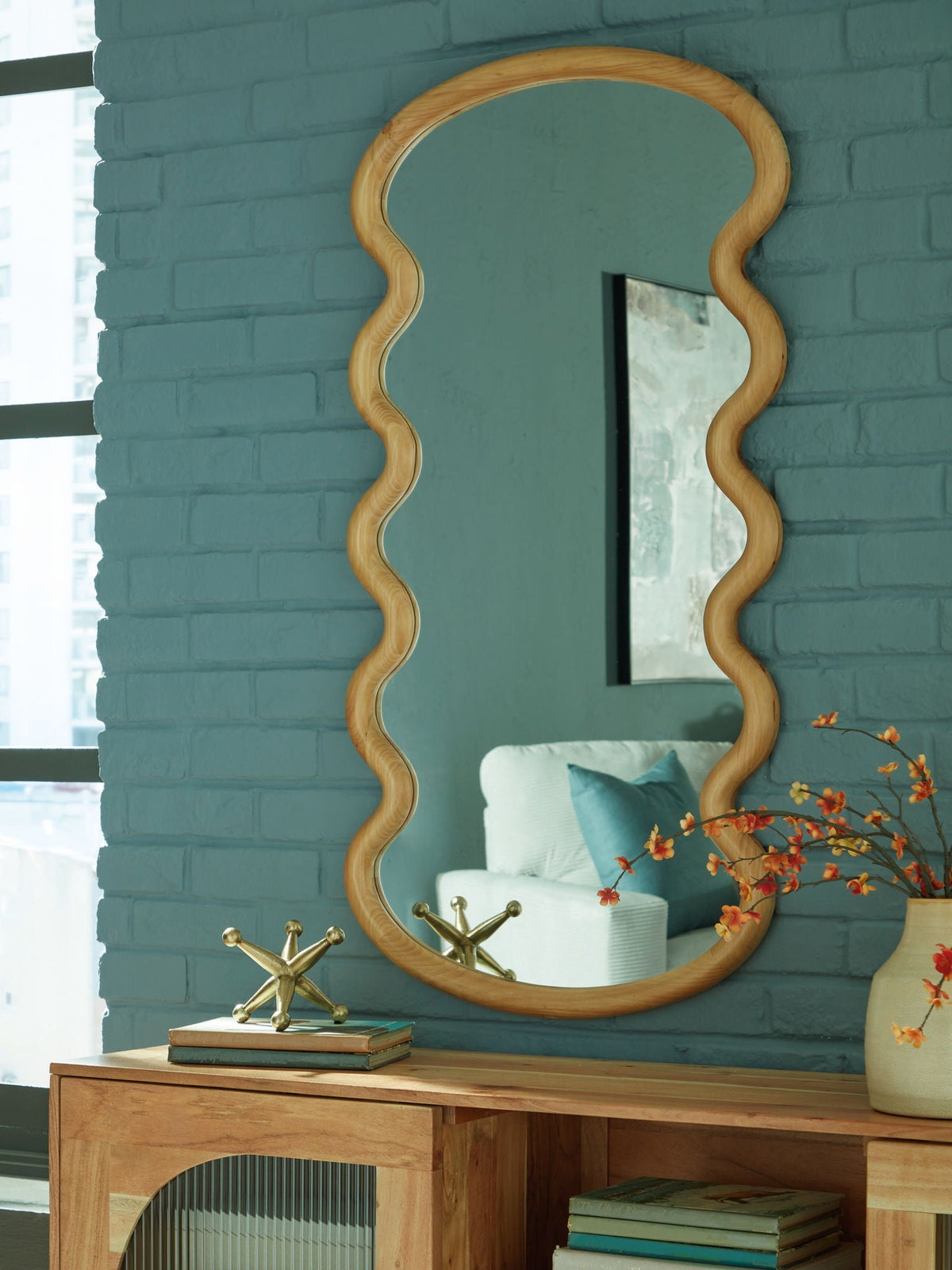 Serendis - Accent Mirror - Brown by Unique Piece Furniture