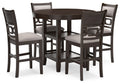 Langwest - Dining Room Counter Table Set (Set of 5) - Brown by Unique Piece Furniture