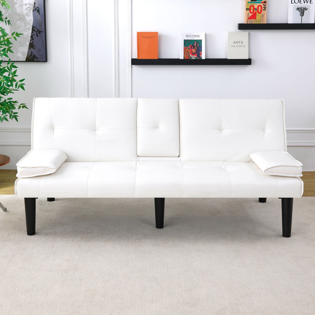 Sofa Bed With Foldable Design And Cup Holder by Unique Piece Furniture