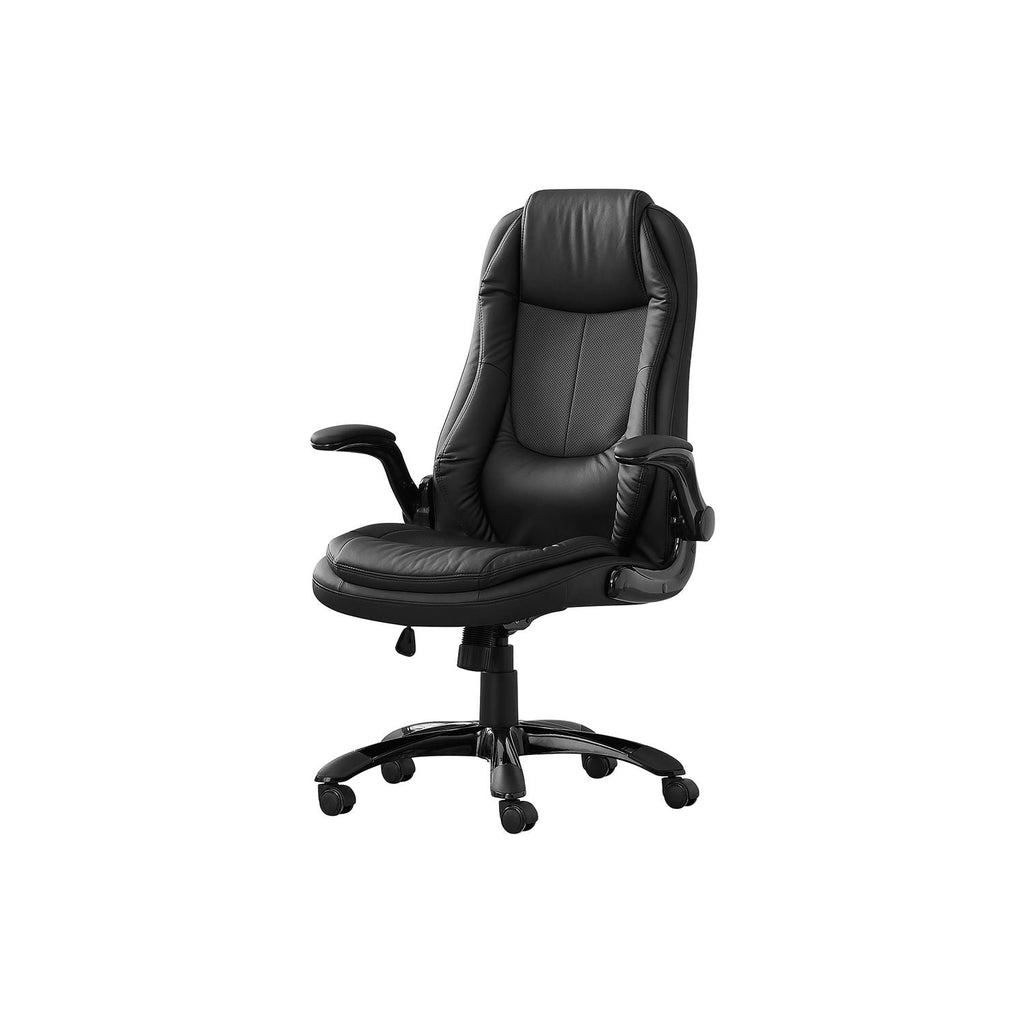 Office Chair, Adjustable Height, Swivel, Ergonomic, Armrests, Contemporary & Modern - Black by Unique Piece Furniture