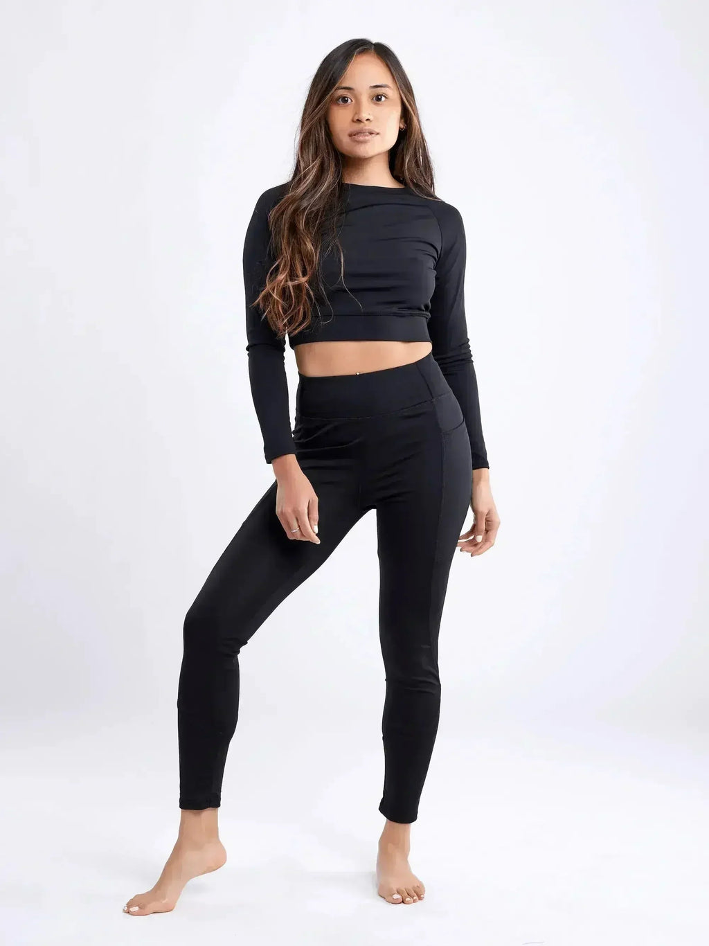 Long-Sleeve Crop Top by Femstylo