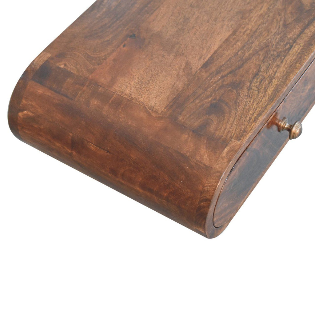 Wall Mounted Console Table - Walnut by Unique Piece Furniture