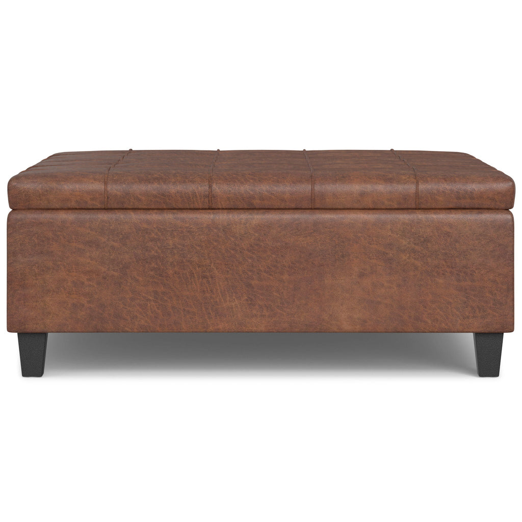 Harrison - Upholstered Coffee Table Storage Ottoman by Unique Piece Furniture