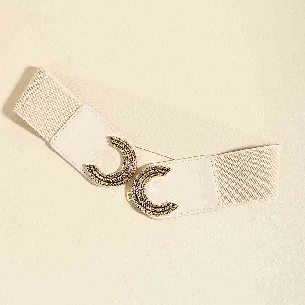YourBrand Double C Buckle Elastic Belt – Stylish and Versatile Design See size chart under “more details” by The Fashion Celestial