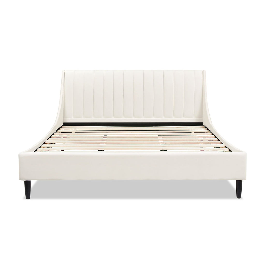 Aspen - Vertical Tufted Modern Headboard Platform Bed Set by Unique Piece Furniture