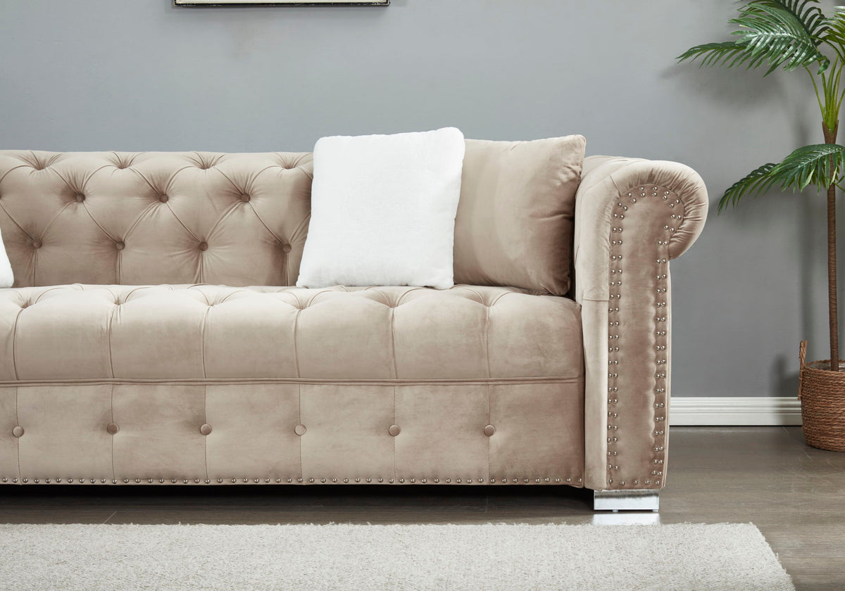 4 Seater Oversized L Shaped Reversible Sectional Sofa by Unique Piece Furniture