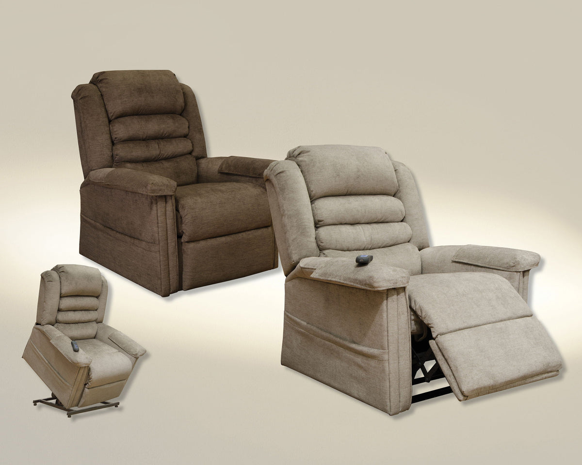 Invincible - Power Lift Full Lay Out Chaise Recliner by Unique Piece Furniture