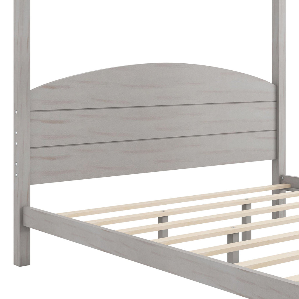 anopy Platform Bed With Headboard And Support Legs by Unique Piece Furniture