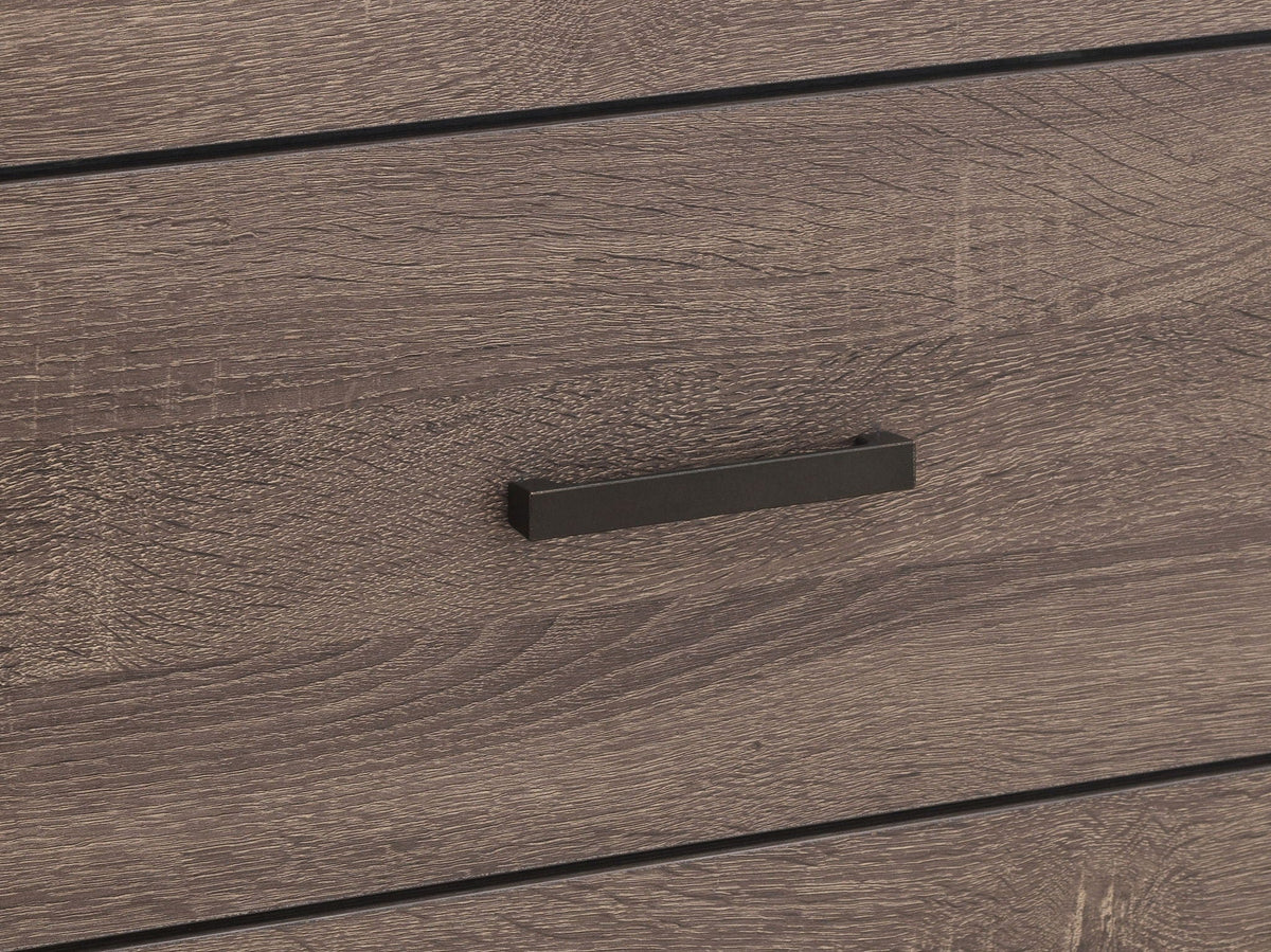 Brantford Wood Queen Storage Panel Bed Barrel Oak by Unique Piece Furniture