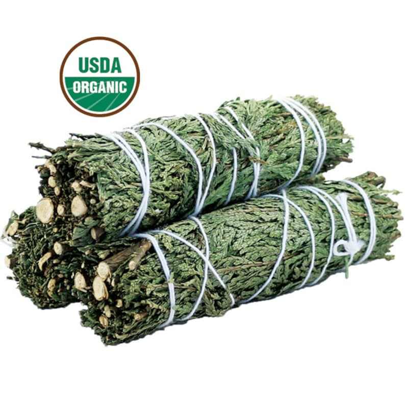 Cedar Smudge Stick Bundle (4 in.) by Sacred Crystals