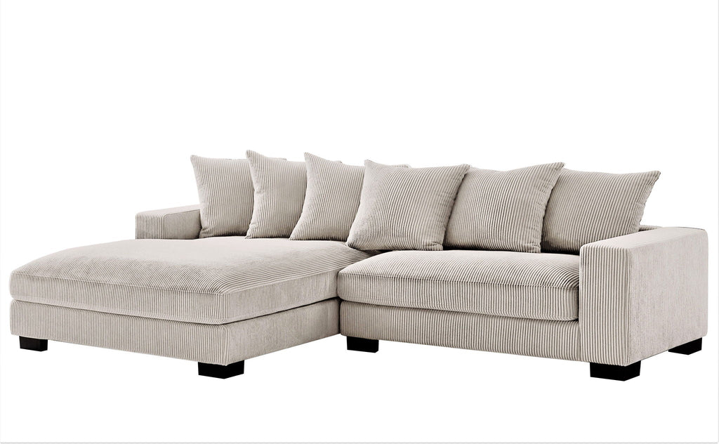 Luxe - Oversized 2 Piece Sectional Couches For Living Room, L Shaped Sofa With Chaise by Unique Piece Furniture