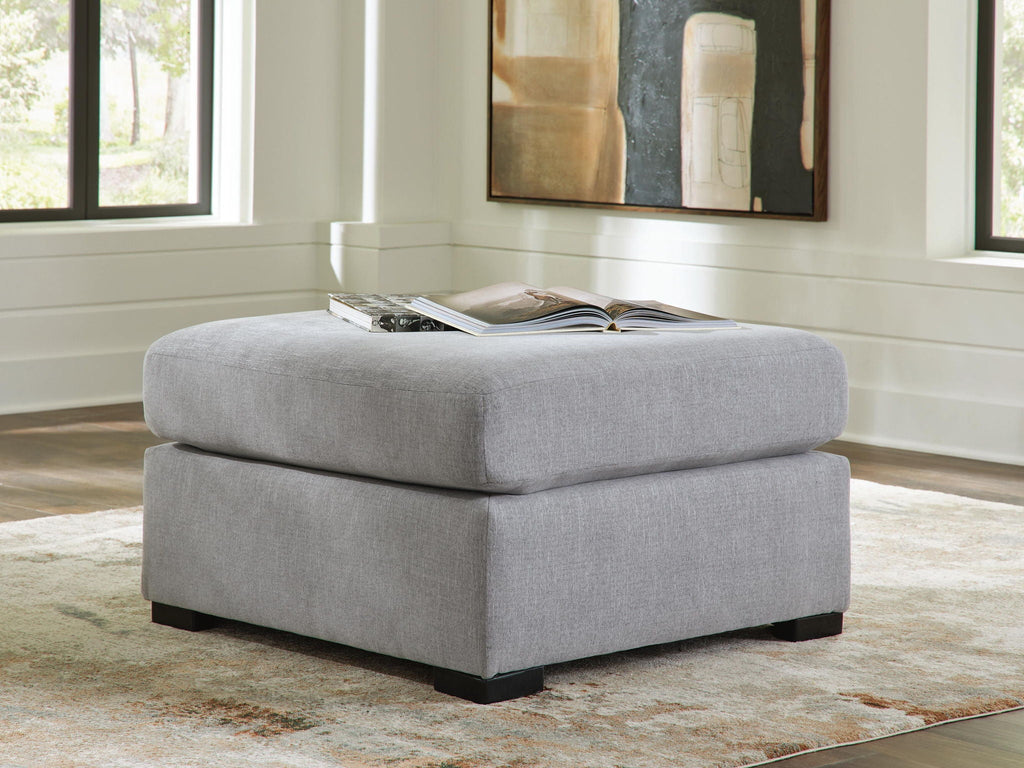 Lakepoint - Oversized Accent Ottoman - Nickel by Unique Piece Furniture