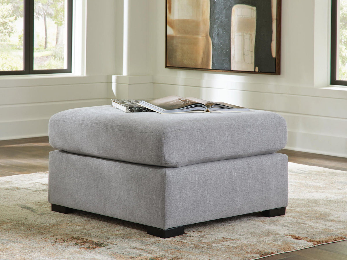 Lakepoint - Oversized Accent Ottoman - Nickel by Unique Piece Furniture