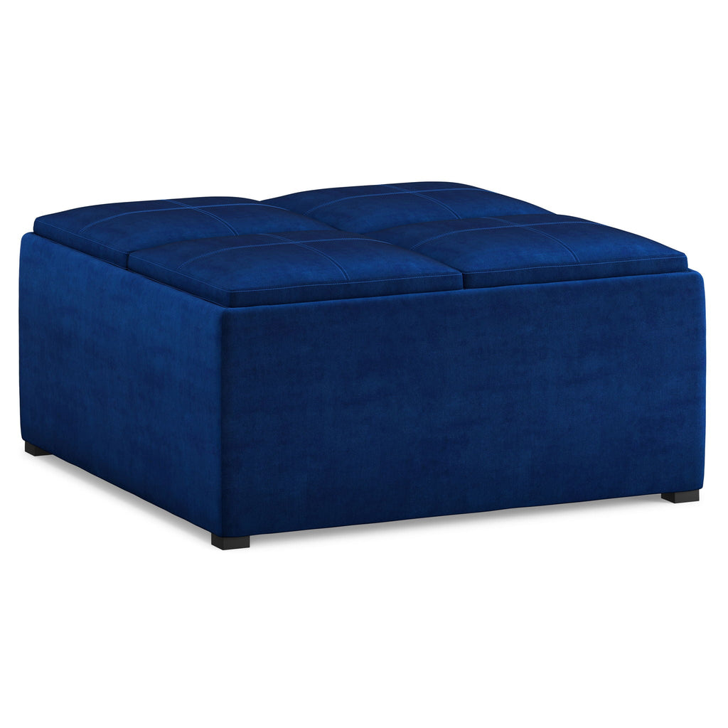 Avalon - Square Coffee Table, Storage Ottoman by Unique Piece Furniture