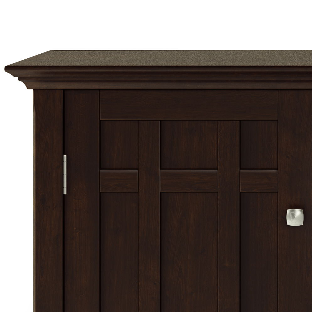 Bedford - Sideboard Buffet And Wine Rack - Dark Chestnut Brown by Unique Piece Furniture