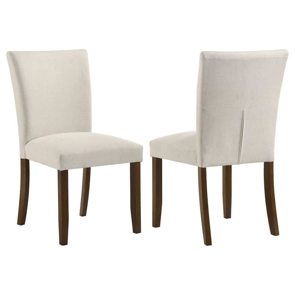Paxton Upholstered Dining Side Chair Beige (Set of 2) by Unique Piece Furniture