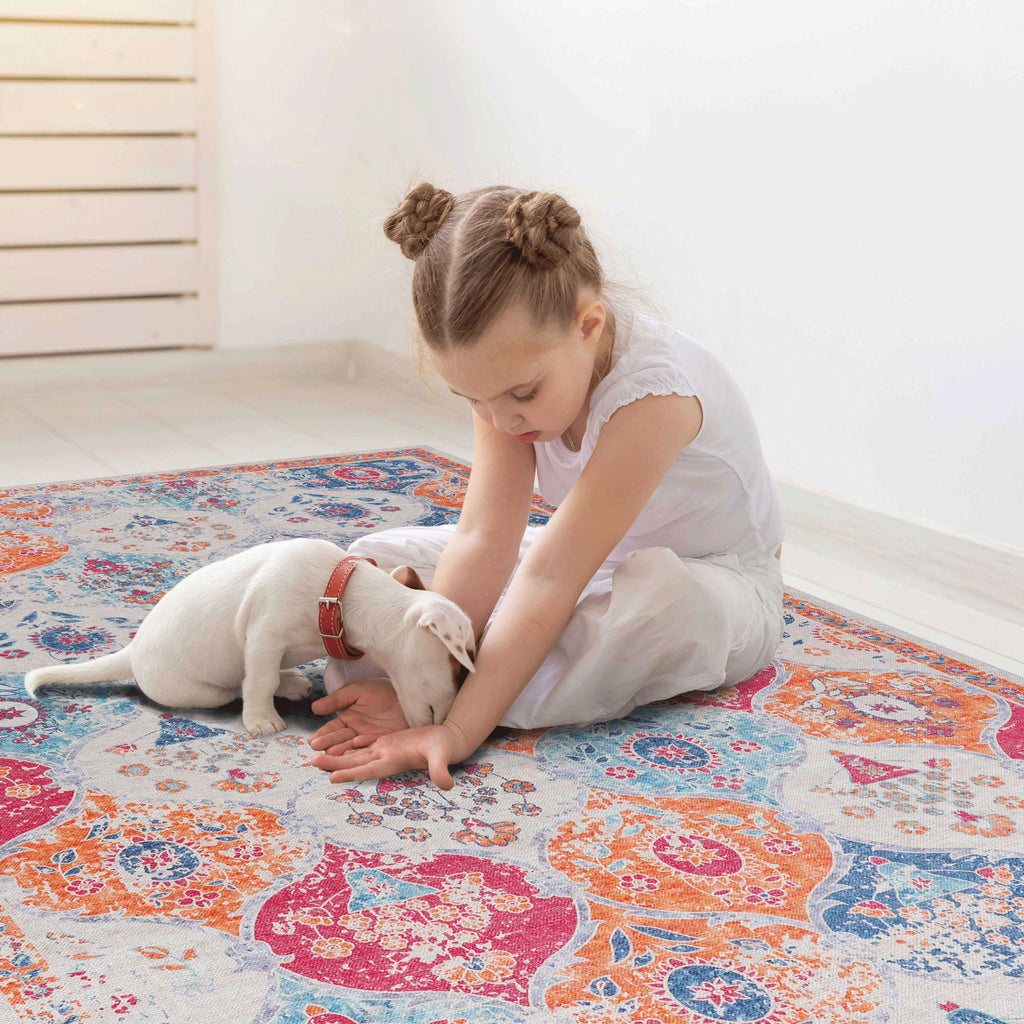 Maval - Stunning Washable Area Rug by Unique Piece Furniture