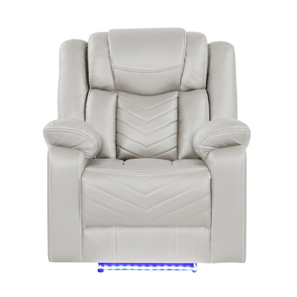 Challenger - LED Power Recliner Chair by Unique Piece Furniture