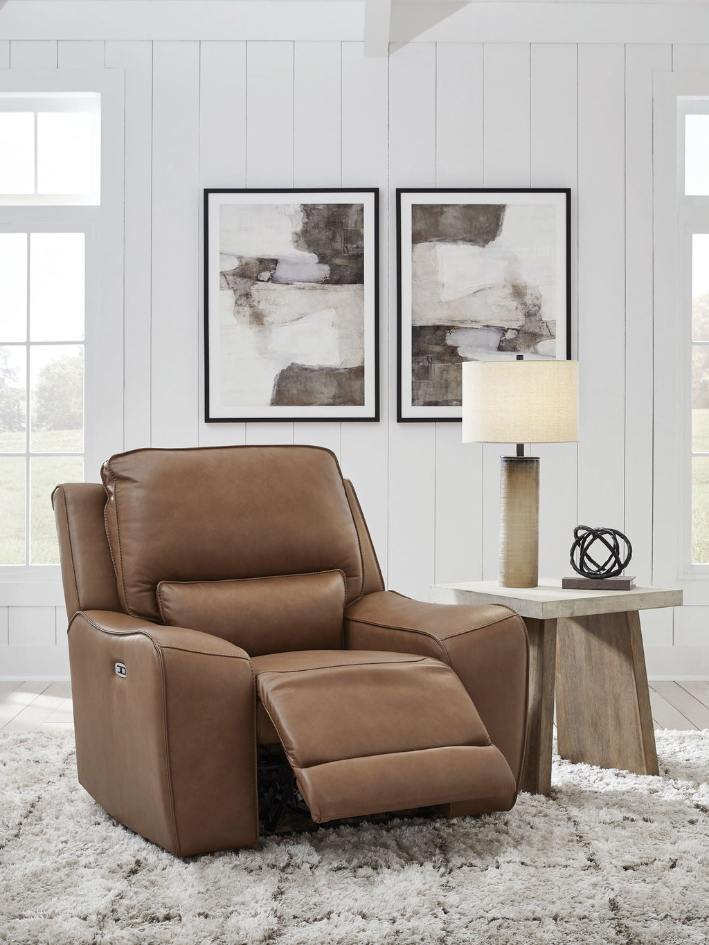 DeepWakes - Power Recliner With Adjustable Headrest by Unique Piece Furniture