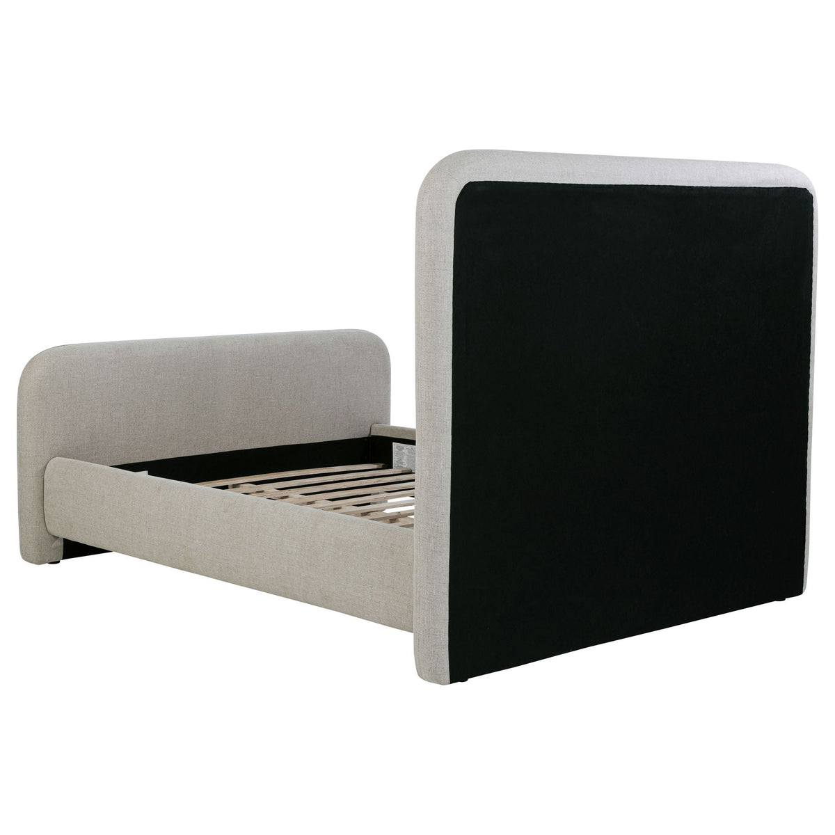 Wren Upholstered Queen Panel Bed Grey by Unique Piece Furniture