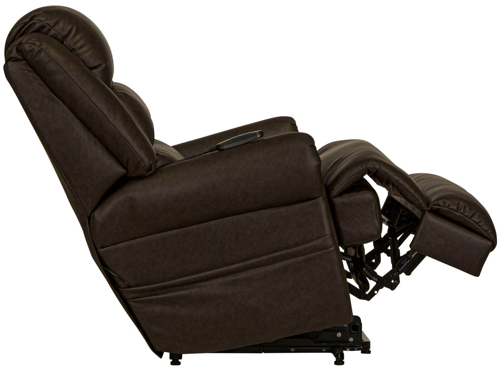 Muncy - Power Lift Chaise Recliner With Dual Motor & Zero Gravity - Walnut by Unique Piece Furniture