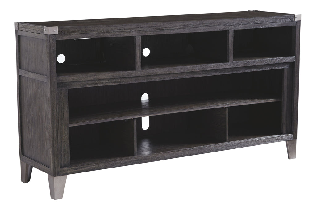 Todoe - LG TV Stand w/Fireplace Option - Gray by Unique Piece Furniture