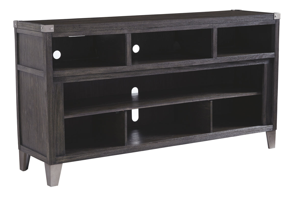 Todoe - LG TV Stand w/Fireplace Option - Gray by Unique Piece Furniture