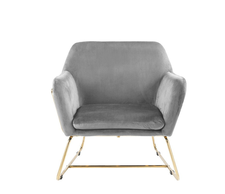 Keira - Accent Chair With Metal Base by Unique Piece Furniture