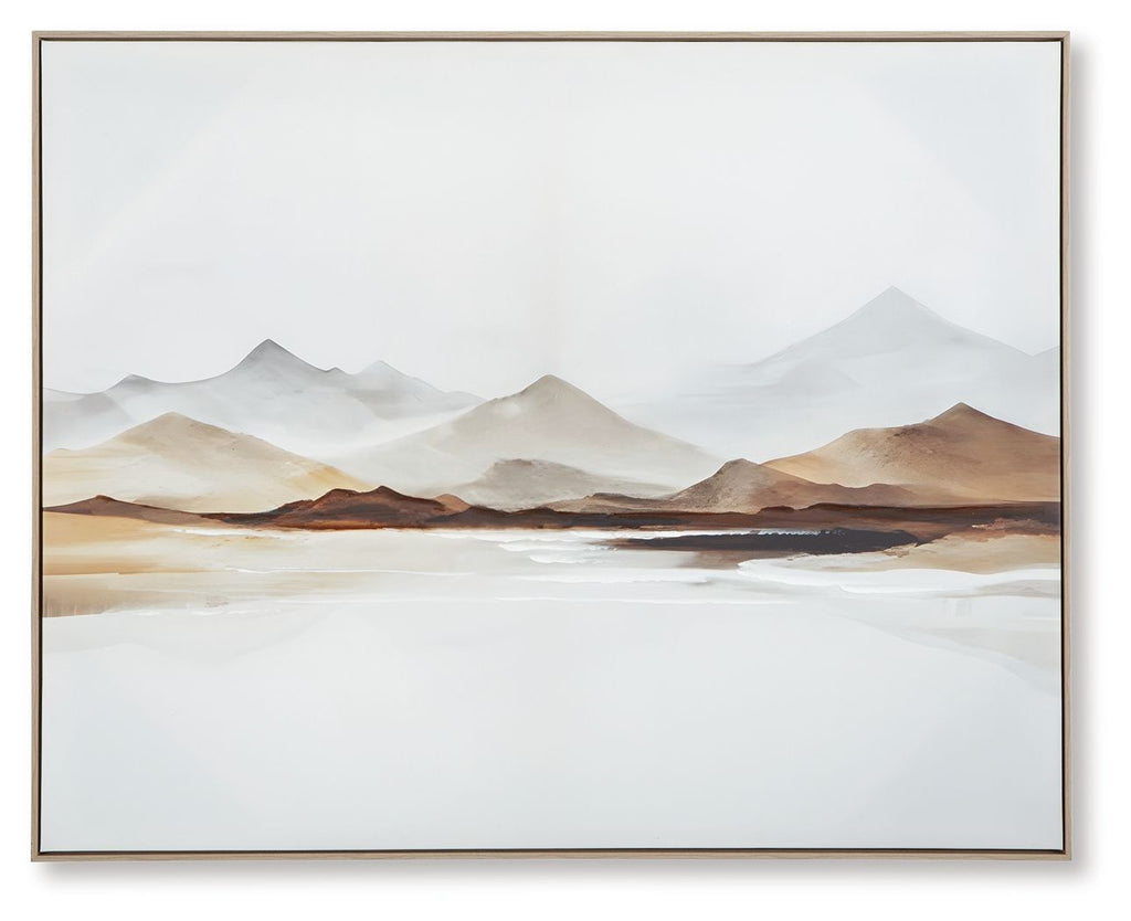 Karalen - Wall Art - White / Gray / Brown by Unique Piece Furniture